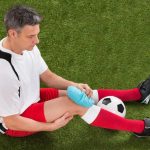Athlete Using Ice Pack Faster Healing
