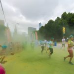 CO2 fog machines used in sports event